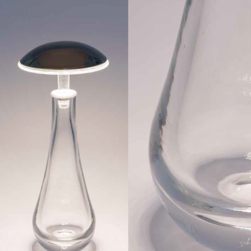 Luminaires italiens Emera Design sur table design, élégance et artisanat du luminaire italien